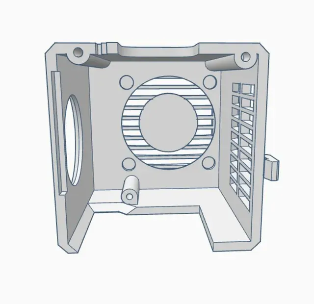 Creality Ender 3 v2 - Clean Shroud (40x20mm Fan & Stock 4010 Blower) — Image 5 of 7