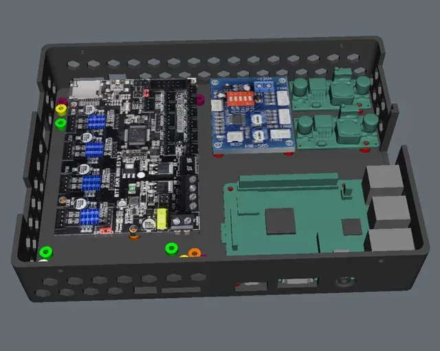 Enclosure for MKS Robin Lite, MKS Gen L, MKS Nano, SKR 1.3 & 1.4, SKR Mini & Mini E3 PLUS Raspberry Pi — Image 7 of 9