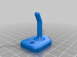 Hook for kitchen utensils or other tools Mounts on wall with single screw