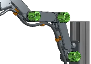 Cable Clips for Modular Mounting System Arms - Customizable
