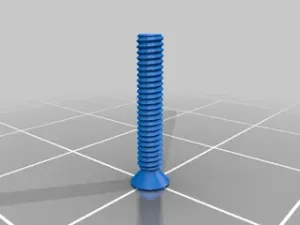 M2x12 flat screw