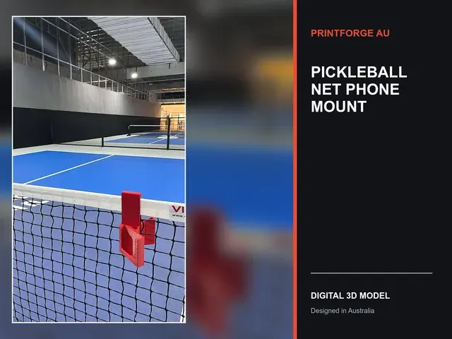 Pickleball Net Phone Mount for Recording Matches