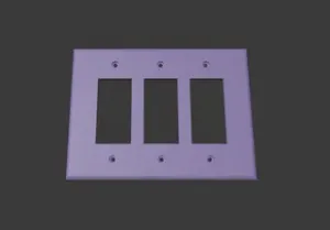 Triple Light Switch Cover