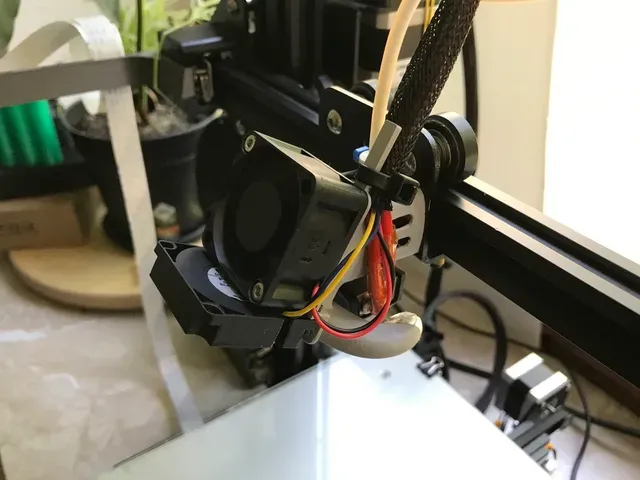Mini-Me v4 lightweight Ender3 Hotend Duct (Stock Parts, 5015, No Soldering, Fully reversible) — Фото 5 из 6