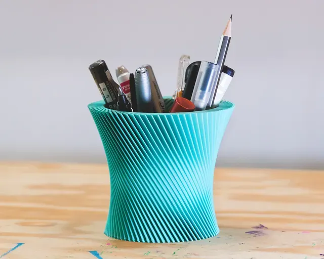 why would you print this vase mode pen cup