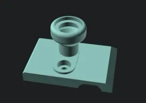 MK3S Extruder Clip (for Palette 2, includes space for Rubber Grommet)