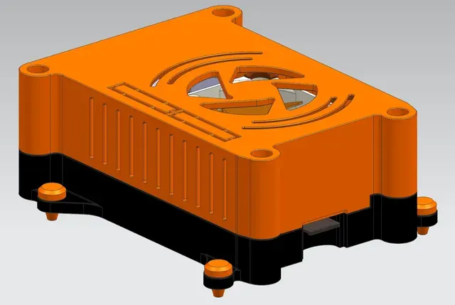 Raspberry Pi 4 case, VESA mount, internal fan — Фото 3 из 6