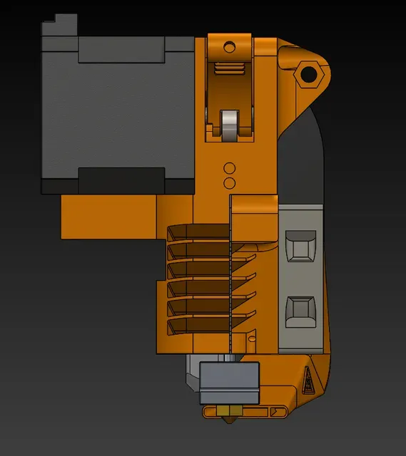 E3D V6 hotend with BLTouch for Linear guide and 2020 Extrusion — Image 2 of 6