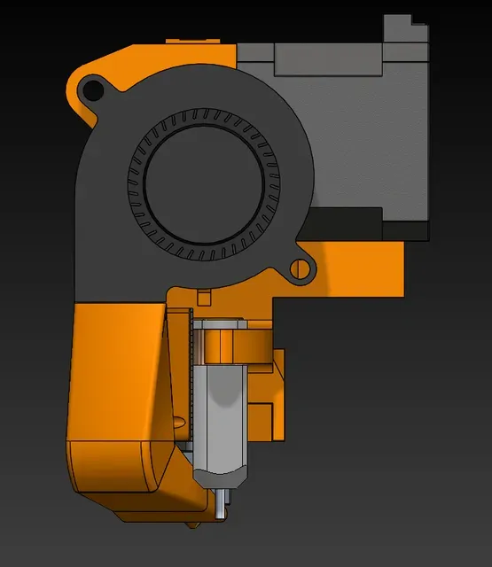 E3D V6 hotend with BLTouch for Linear guide and 2020 Extrusion — Image 5 of 6