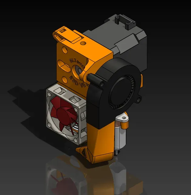 E3D V6 hotend with BLTouch for Linear guide and 2020 Extrusion — Image 6 of 6