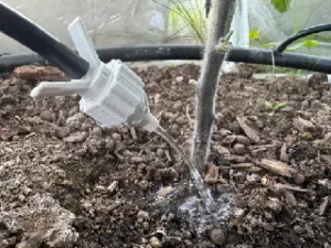Gravity Nozzle - a low pressure irrigation emitter