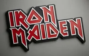 Iron Maiden Name Logo (Stacked Version)