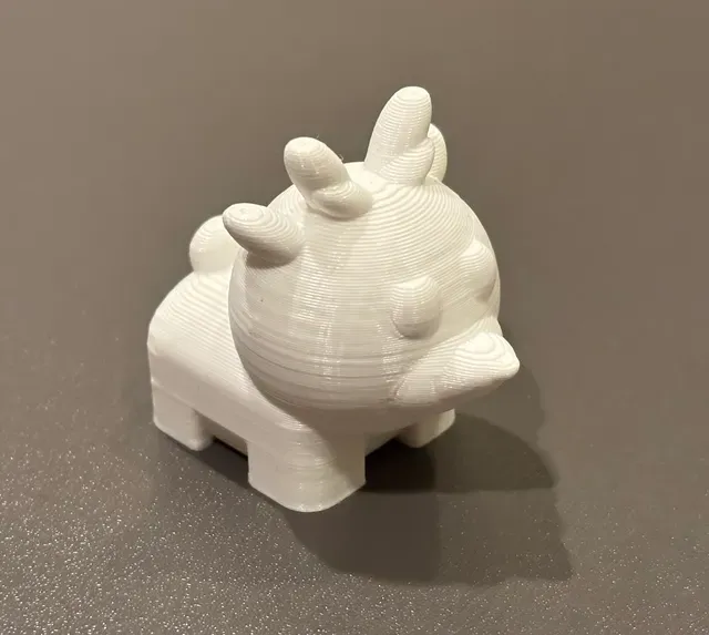 Cute Simple Puffy Style Animals Dog Bear Deer Fox Pig Toy Miniatures with Tree Pumpkin — Image 9 of 15