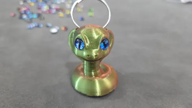 Cute cobra snake - 6mm + 8mm glass eye compatible — Фото 4 из 19