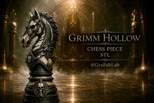 Grimm Hollow "Knight" - chess piece
