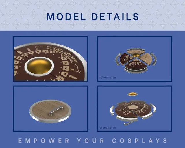 Link Travellers Shield STL Files - Zelda: Breath of the Wild Cosplay Prop (Digital Download) — Фото 2 из 5
