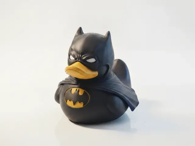 Rubber Duck Batman Figurine Collectible 3D Printable