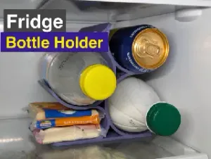 Fridge bottle holder