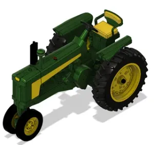 John Deere 530 Tractor - 1:8th Scale