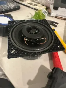 Spacer for 4" Flipper Fidelity speakers in Backbox