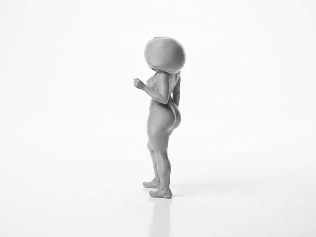 Athletic Woman Figurine Fitness Sports 3D Printable — Фото 5 из 5