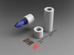 Fairing Threaded Standoffs / Spacer - Transalp 650 M10 Thread Mod. 14-42mm - Boccola Perno Carena Transalp 650 Mod. 14-42mm Filetto M10
