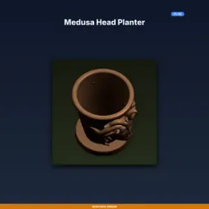 Medusa Head Planter - 3D Printable STL File