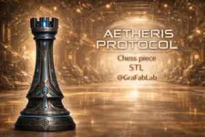 Aetheris Protocol "Rook" - chess piece