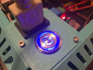 Ender 3 NG v1.2 C14 and 22 mm power button mount