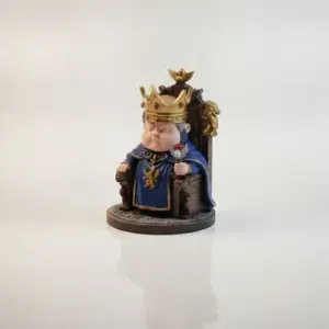 Chess Medieval King Figurine 3D Printable
