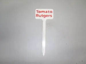 Plant Label Tomato Rutgers