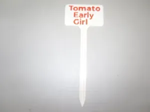 Plant Label Tomato Early Girl