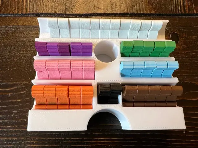 Obsession Insert / Organizer - Holds 2nd Ed. Base Game, Wessex, Upstairs Downstairs, and Useful Box — Image 2 of 29