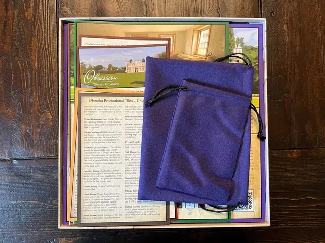 Obsession Insert / Organizer - Holds 2nd Ed. Base Game, Wessex, Upstairs Downstairs, and Useful Box — Image 7 of 29