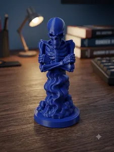 Necromancer Skeleton Statue 3d printed