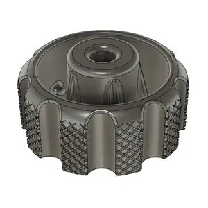 M4 Knurled Bed Leveling Knob for Ender 3 (Parametric Fusion 360)