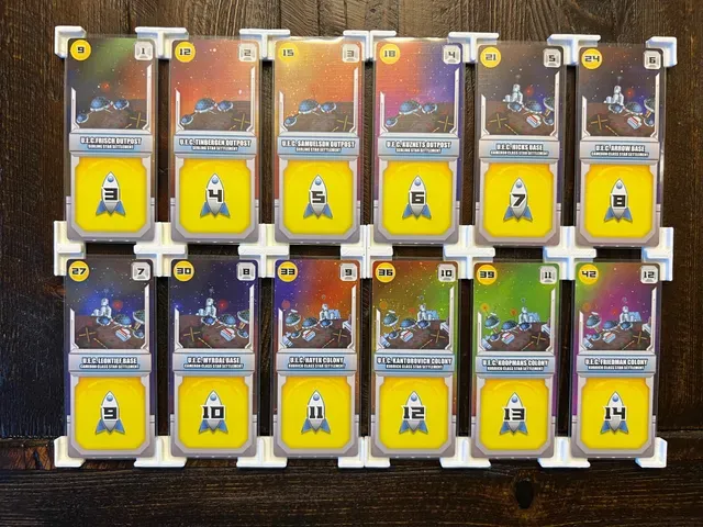 Space Base Insert / Organizer - Holds All Released Expansions in Command Station Box — Image 3 of 17