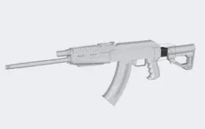Adapter for AK for rifle stock from M4