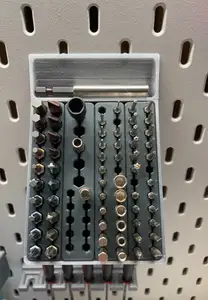 Ikea Skadis Angled Modular Bit Holder (Parametric)