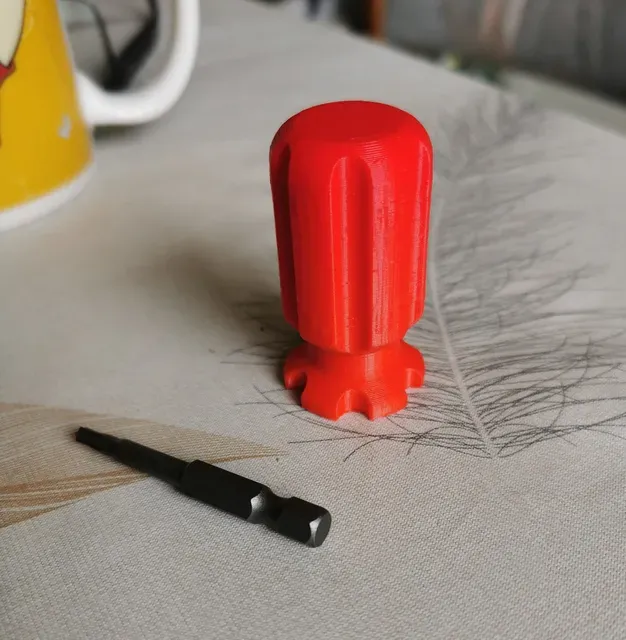 Hex bit handle and stand