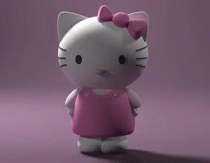 Хеллоу Китти: 3D-модели и STL для печати