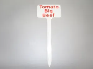 Plant Label Tomato Big Beef