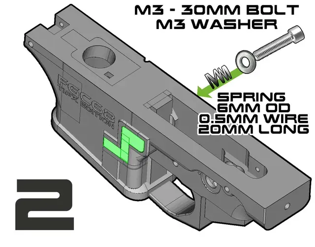 FGC-68 MKII tipx edition: Helix DMAG UAL (UPPER and Lower) set — Image 3 of 5