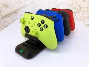 The Controller Couch: a stand for multiple XBox controllers