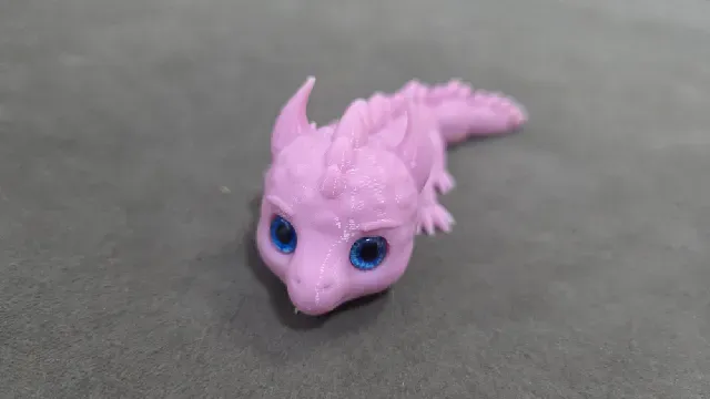 Toon Dragon Keychain - 6mm glass eye compatible — Фото 2 из 9
