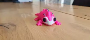 Articulated Dragon fruit Chameleon print in place