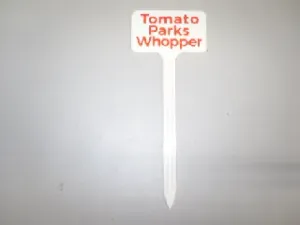 Plant Label Tomato Parks Whopper