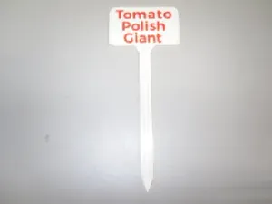 Plant Label Tomato Polish Giant