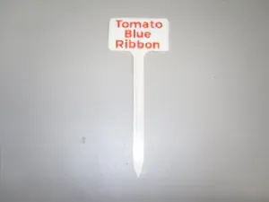 Plant Label Tomato Blue Ribbon