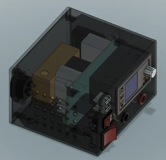 ULTIMATE DPS5005 Case (up to 190W) and built in separate 5V PSU (10W) — Image 7 of 11